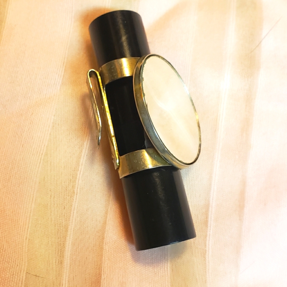 Vintage Lipstick Holder With Mirror